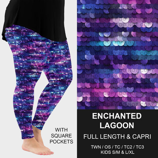 B270 - Preorder Enchanted Lagoon Leggings w/ Pockets (Closes 1/18. ETA: early April)