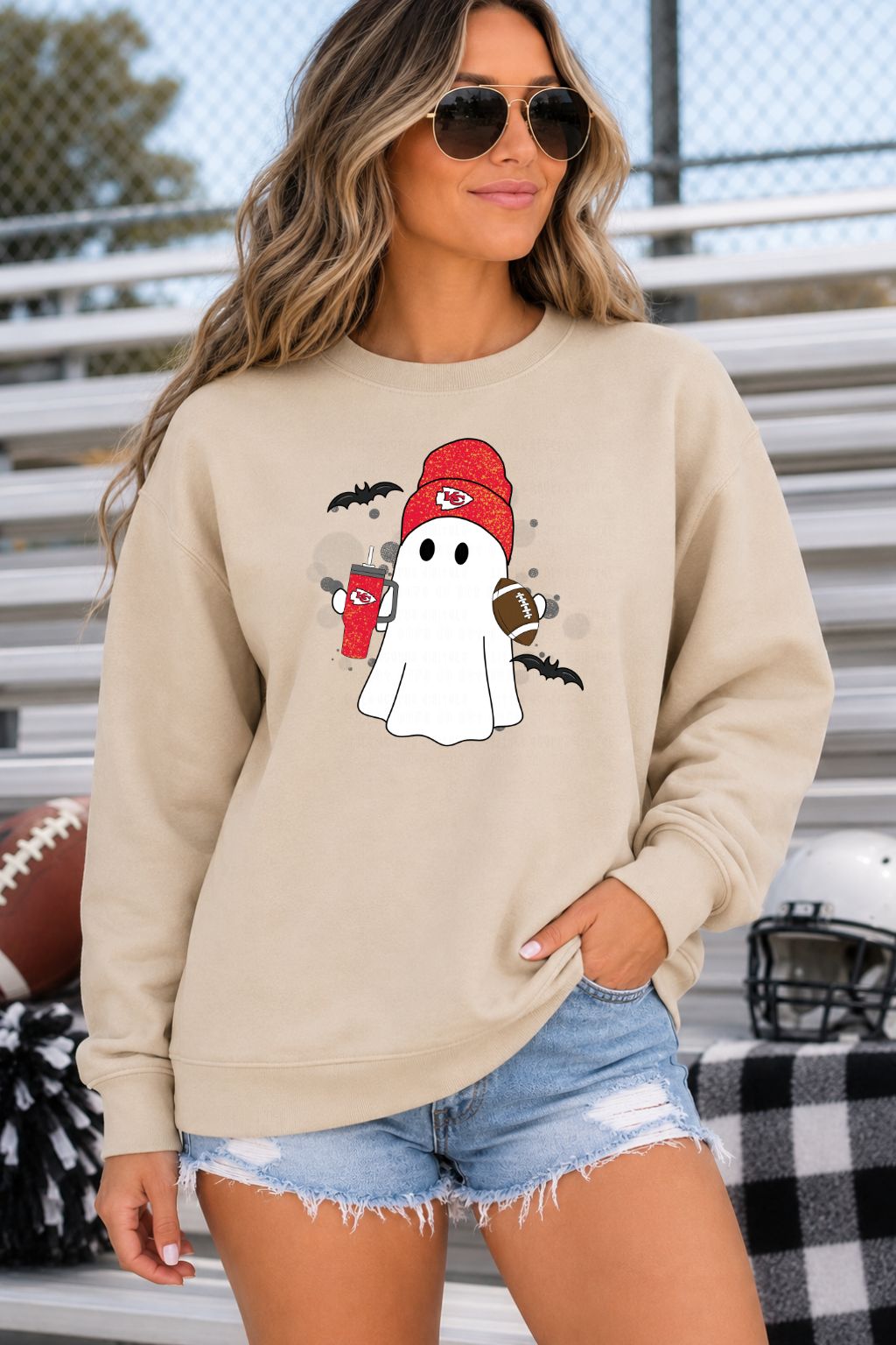 Football Ghost KC Sweatshirt