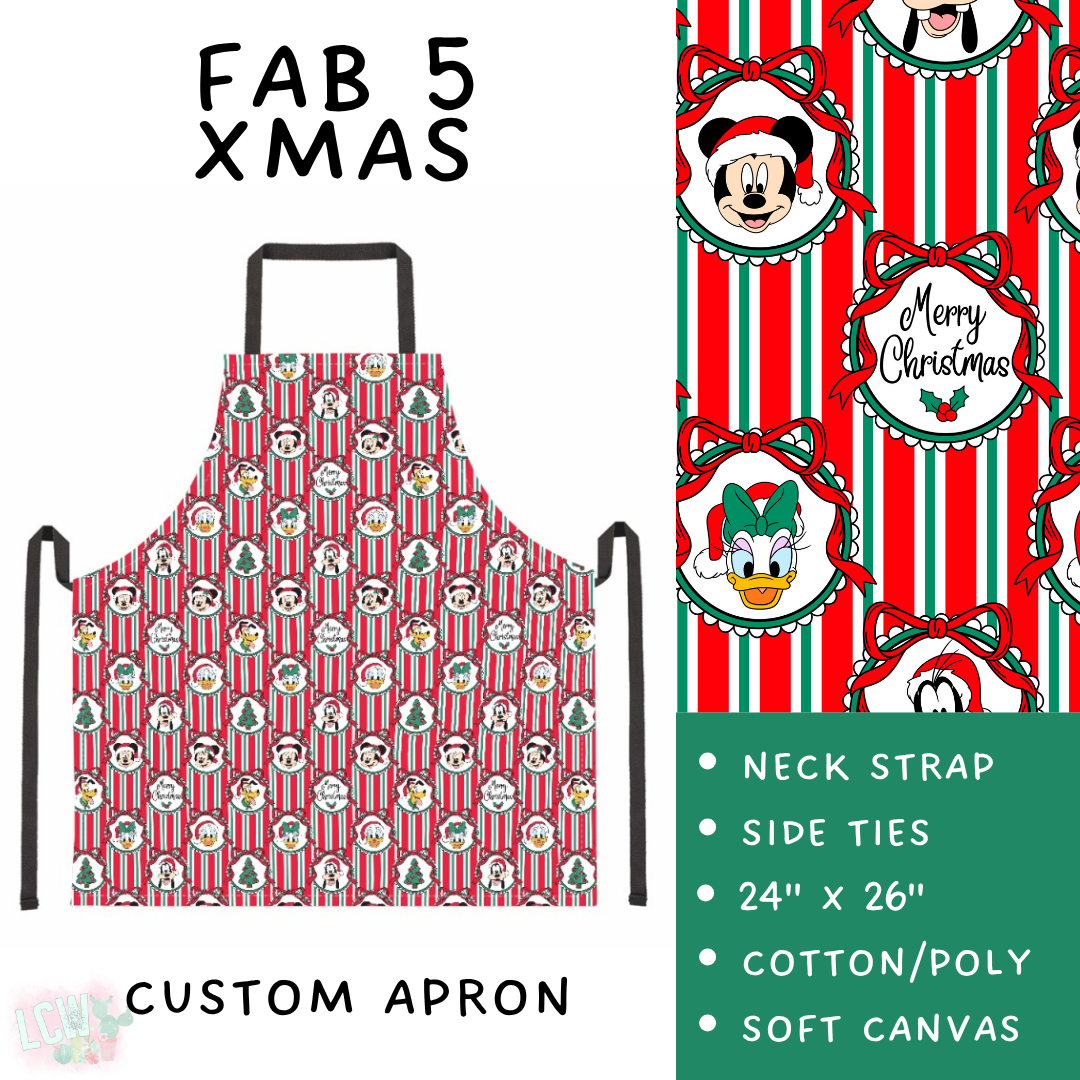 Batch #591 - Baking Spirits Bright 3 - Closes 9/28 - ETA mid/late Nov - Fab 5 Xmas Apron