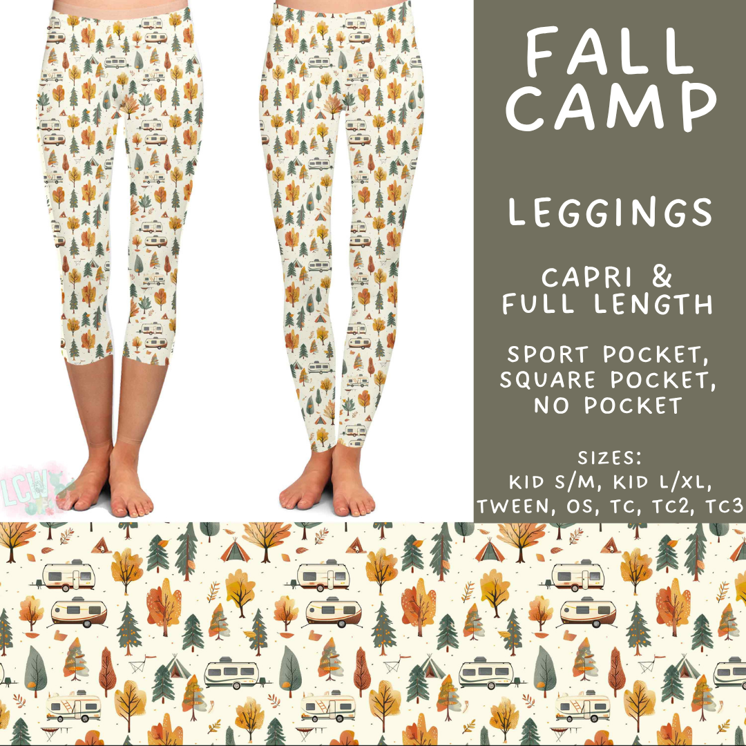 Batch #561 - June Request Run - Closes 7/27 - ETA late Sept - Fall Camp Full and Capri Length Leggings