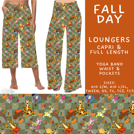 Batch #583 - Magical Character Fall - Closes 9/9 - ETA early Nov - Fall Day Capri and Full Length Loungers