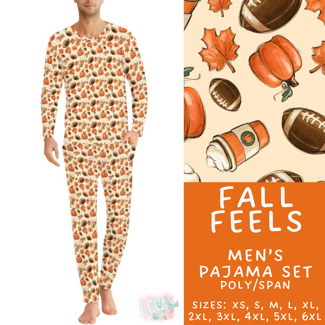 Batch #580 - Fall Family Pajamas 2 - Closes 9/4 - ETA early Nov - Fall Feels Men's Pajama Set