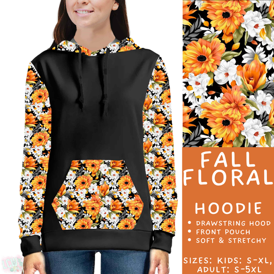 Batch #575 - Fun Run 26 - Closes 8/26 - ETA late October - Fall Floral Hoodie