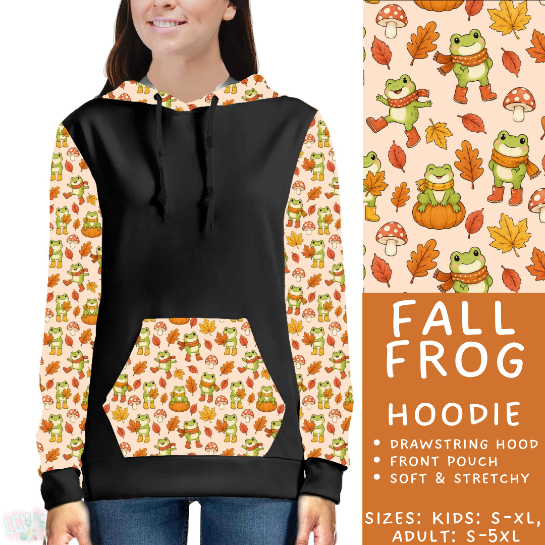 Batch #578 - July Request Run - Closes 8/31 - ETA late October - Fall Frog Hoodie