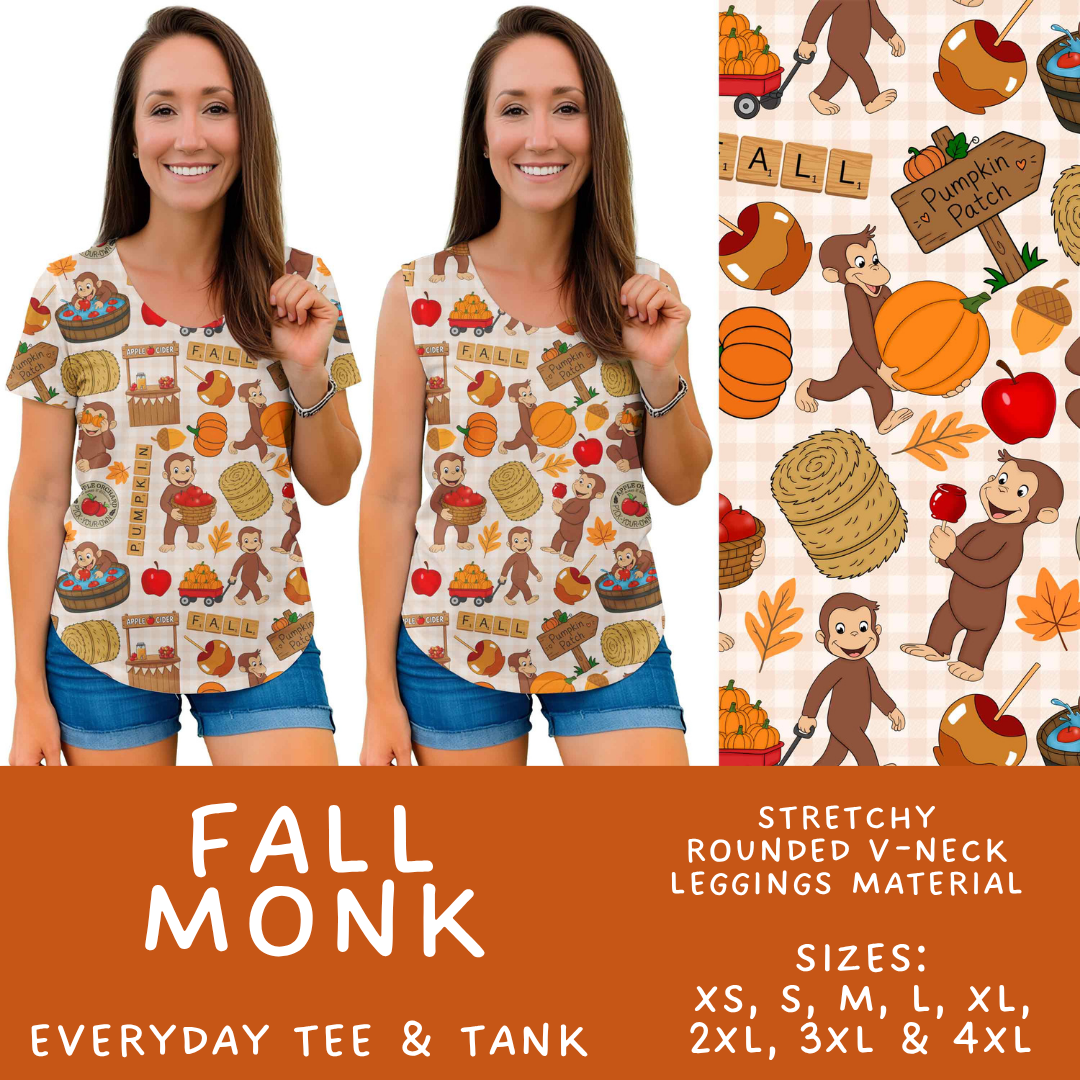 Batch #583 - Magical Character Fall - Closes 9/9 - ETA early Nov - Fall Monk Everyday Tank & Tee