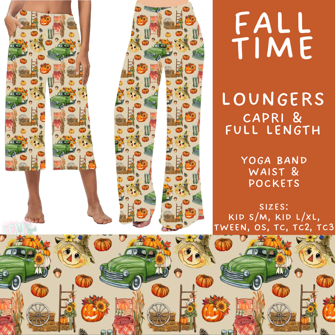 Batch #582 - Hello Fall 3 - Closes 9/7 - ETA early Nov - Fall Time Capri and Full Length Loungers