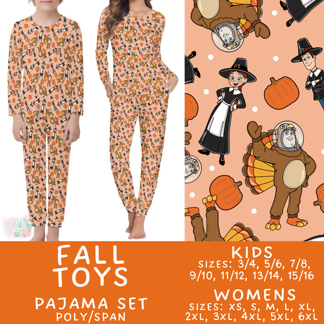 Batch #580 - Fall Family Pajamas 2 - Closes 9/4 - ETA early Nov - Fall Toys Women's & Kid's Pajama Set