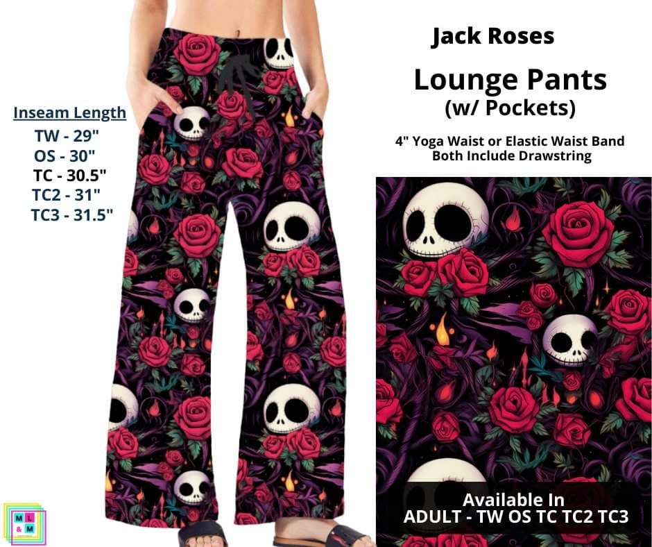 Jack Roses Full Length Lounge Pants