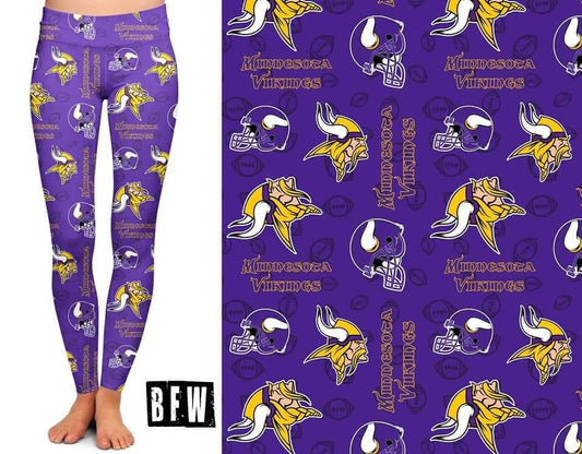 Minnesota leggings with pockets and hoodies