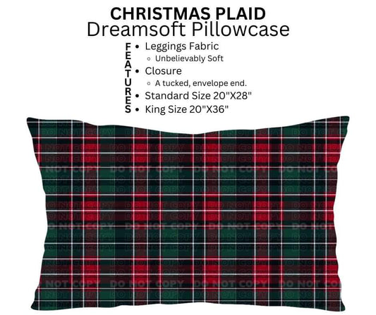 Christmas Plaid Dreamsoft Pillowcase