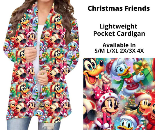 Christmas Friends Pocket Cardigan