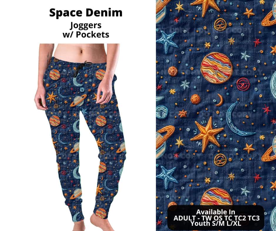 Space Denim Joggers