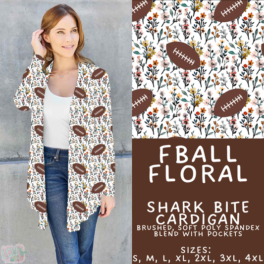 Batch #575 - Fun Run 26 - Closes 8/26 - ETA late October - FBall Floral Cardigan