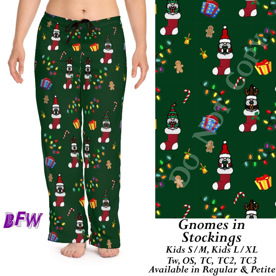 Gnomes in Stockings leggings and skort