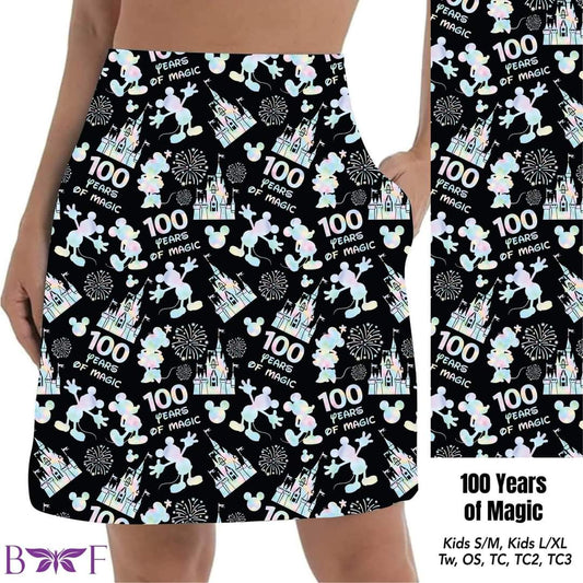 100 years of Magic Skort