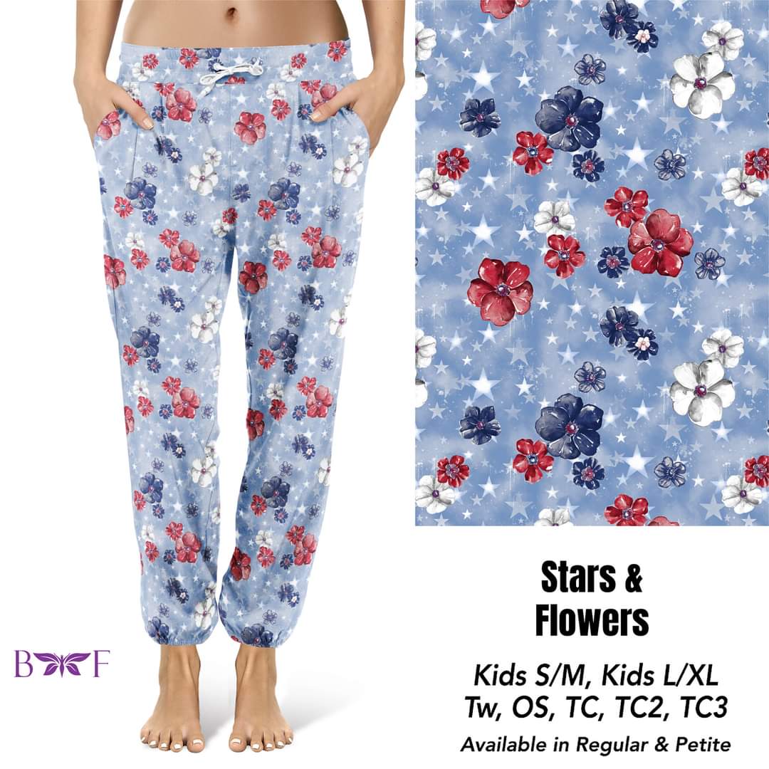 Stars & Flowers Capris