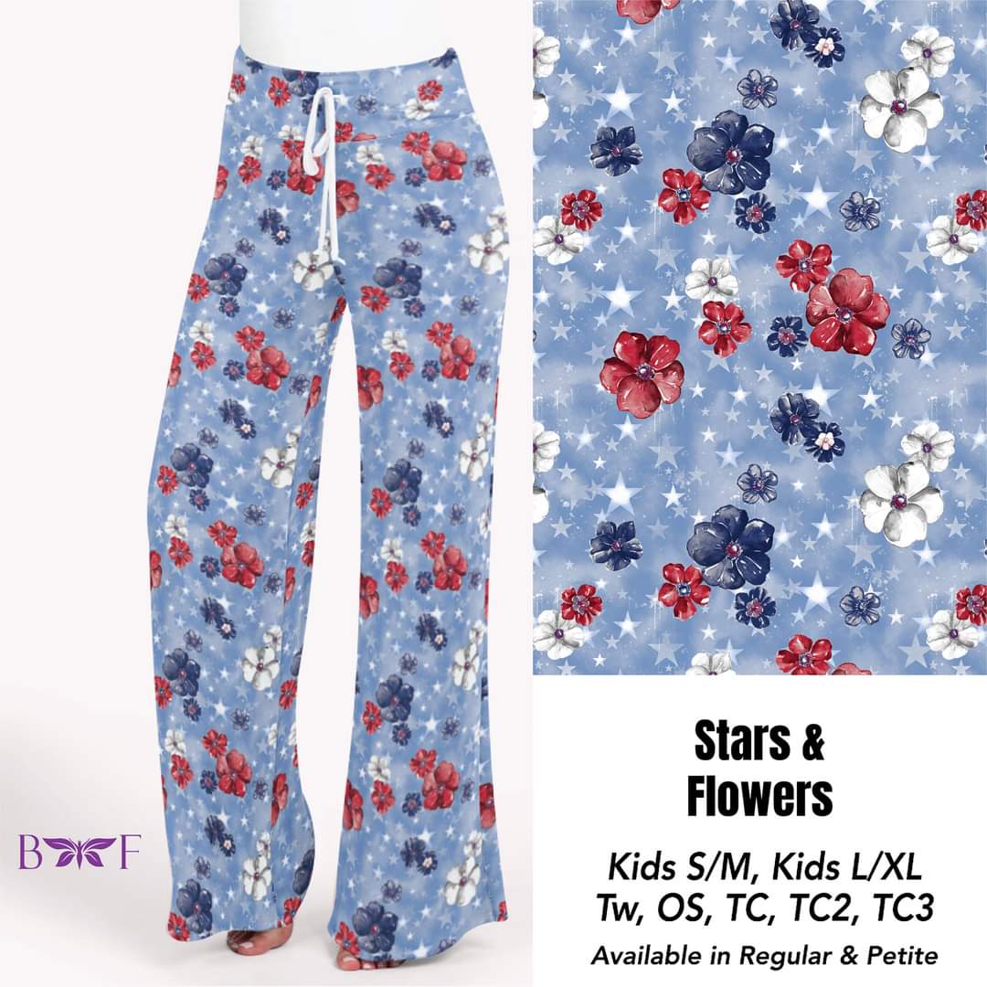 Stars & Flowers Capris