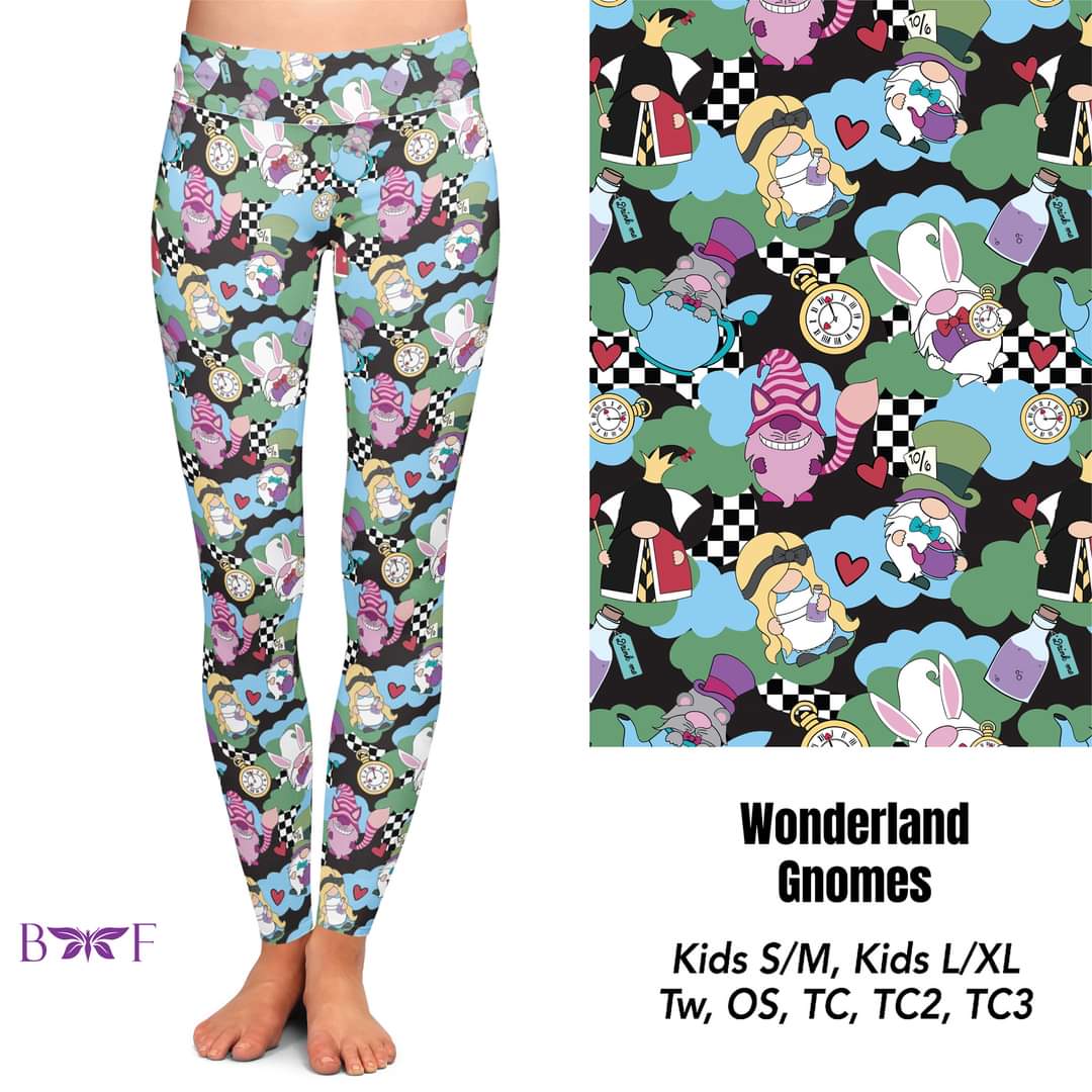 Wonderland Gnomes Leggings