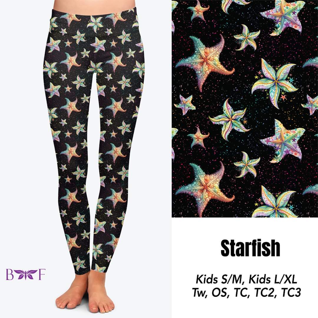 Starfish Capris and Biker Shorts