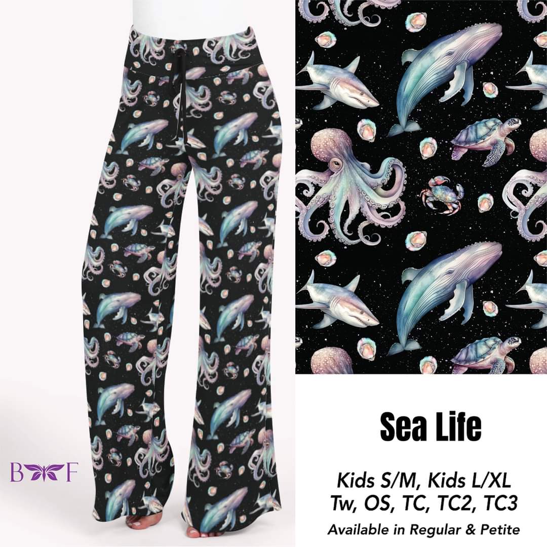 Sea Life  ,Capris and Biker Shorts