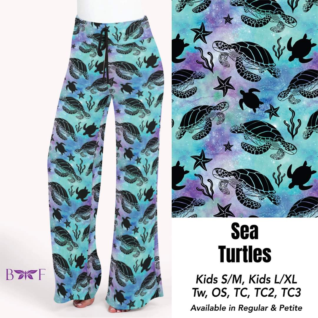 Sea Turtles ,Capris and Biker Shorts