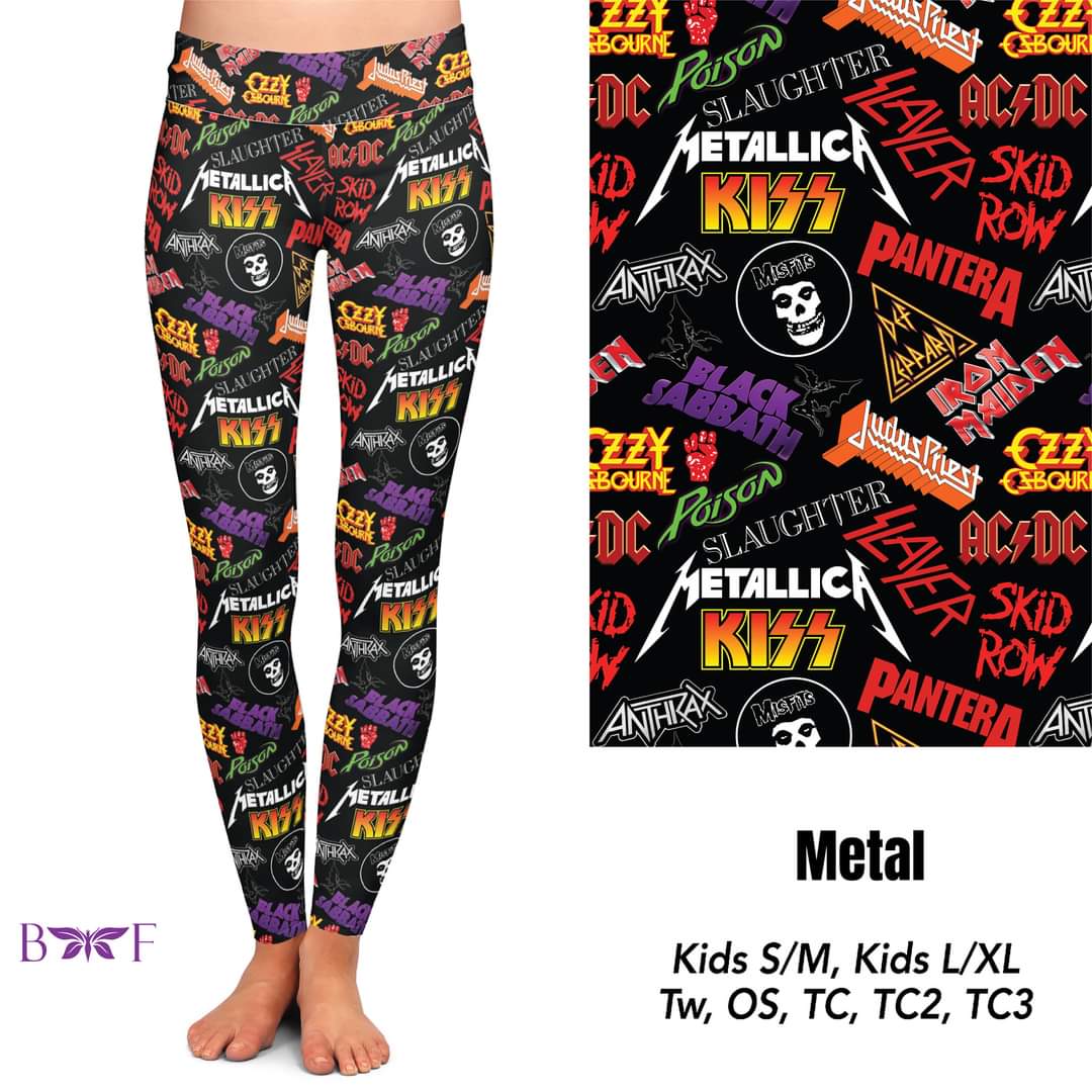 Metal Leggings ,Capris, Lounge Pants, Joggers and Biker Shorts