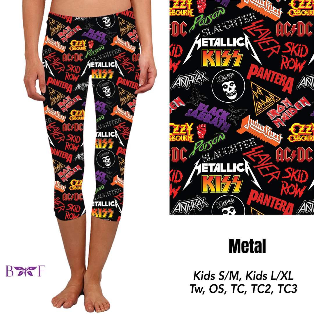 Metal Leggings ,Capris, Lounge Pants, Joggers and Biker Shorts