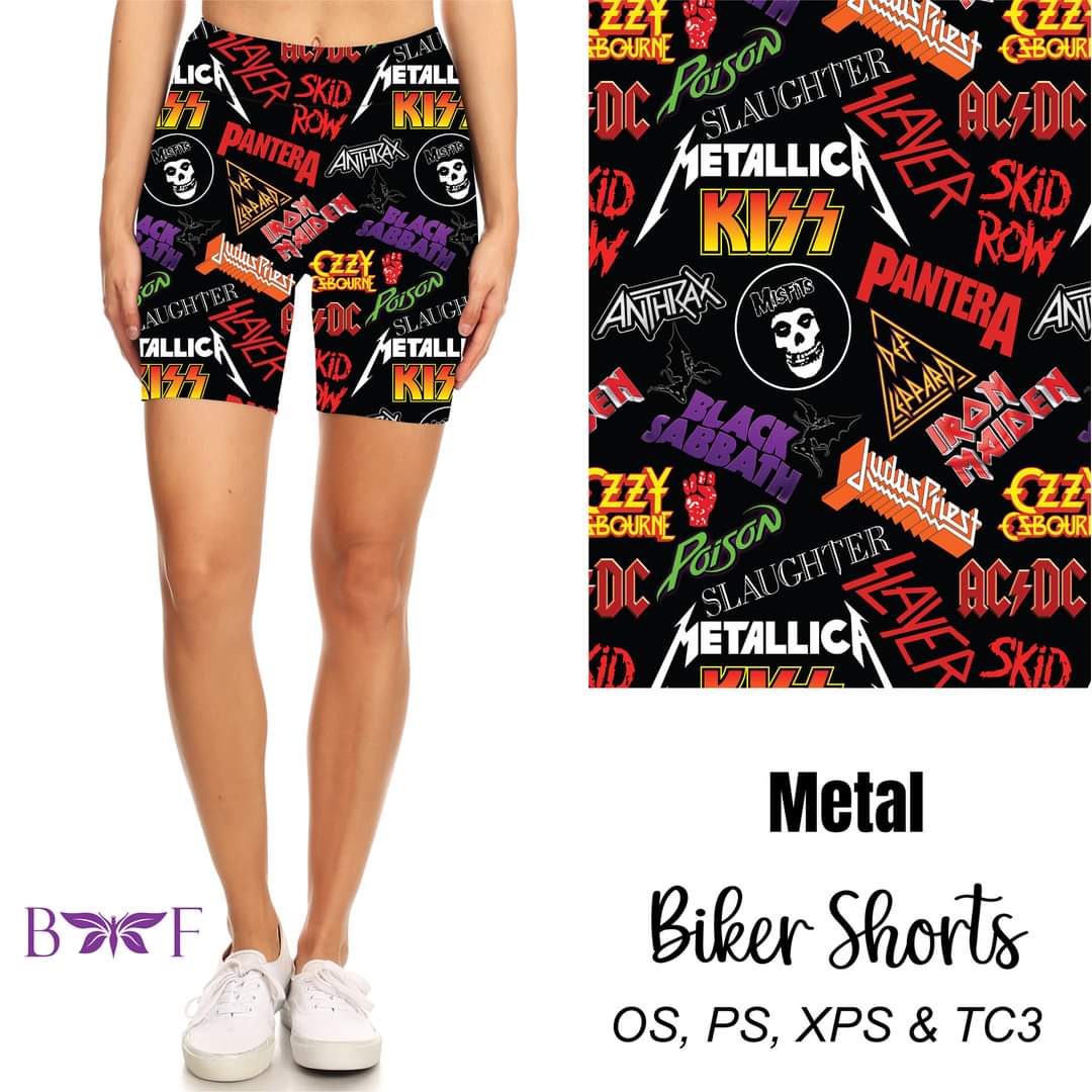 Metal Leggings ,Capris, Lounge Pants, Joggers and Biker Shorts