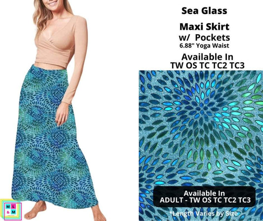 Sea Glass Maxi Skirt