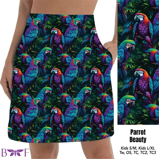 Parrot Beauty skort preorder #0615