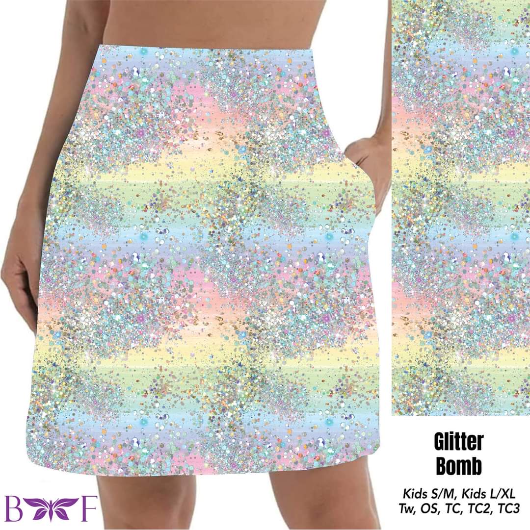 Glitter Bomb skort