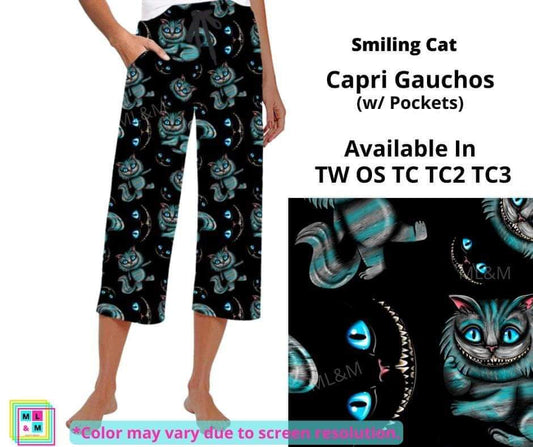 Smiling Cat Capri Gauchos