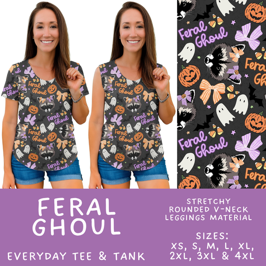 Batch #568 - Halloween Spooky Sets 3 - Closes 8/12 - ETA early October - Feral Girl Everyday Tank & Tee