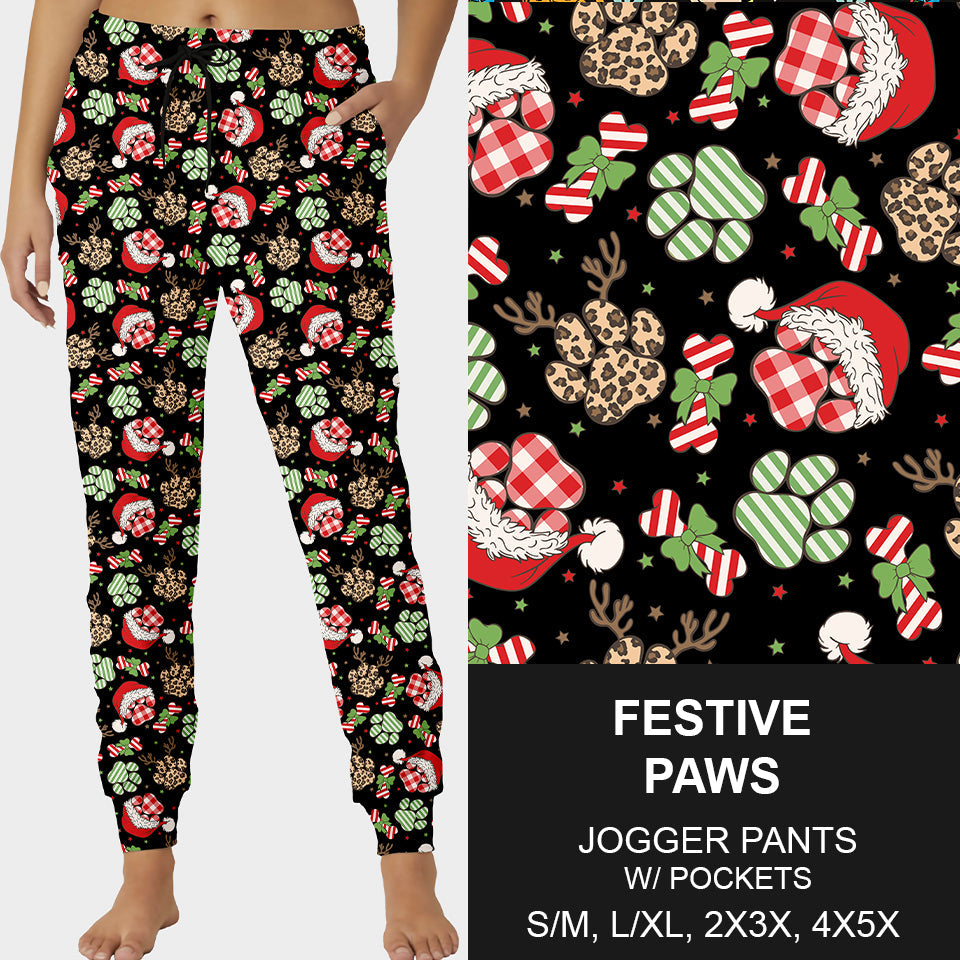 RTS - Festive Paws Joggers