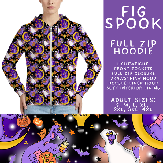 Batch #567 - Magical Character Halloween - Closes 8/10 - ETA early Oct - Fig Spook Full Zip Hoodie