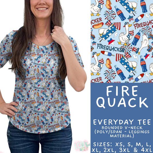 Batch #517 - 1776 Collection - Closes 4/15 - ETA early/mid June - Fire Quack Everyday Tee
