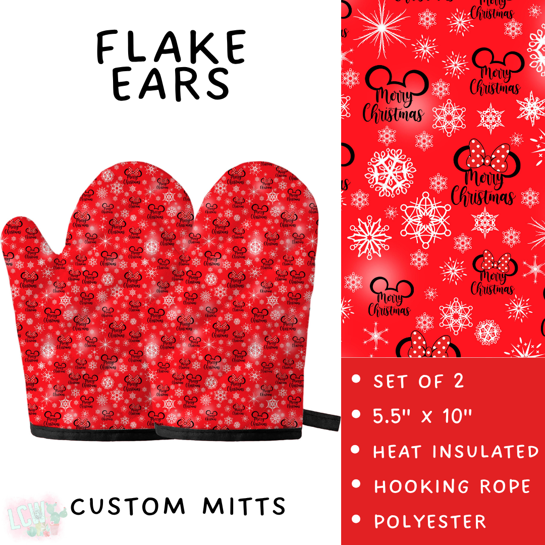 Batch #591 - Baking Spirits Bright 3 - Closes 9/28 - ETA mid/late Nov - Flake Ears Oven Mitts