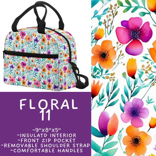 Batch #545 - Back to School 3 - Closes 6/19 - ETA early/mid August - Floral 11 Lunch Box