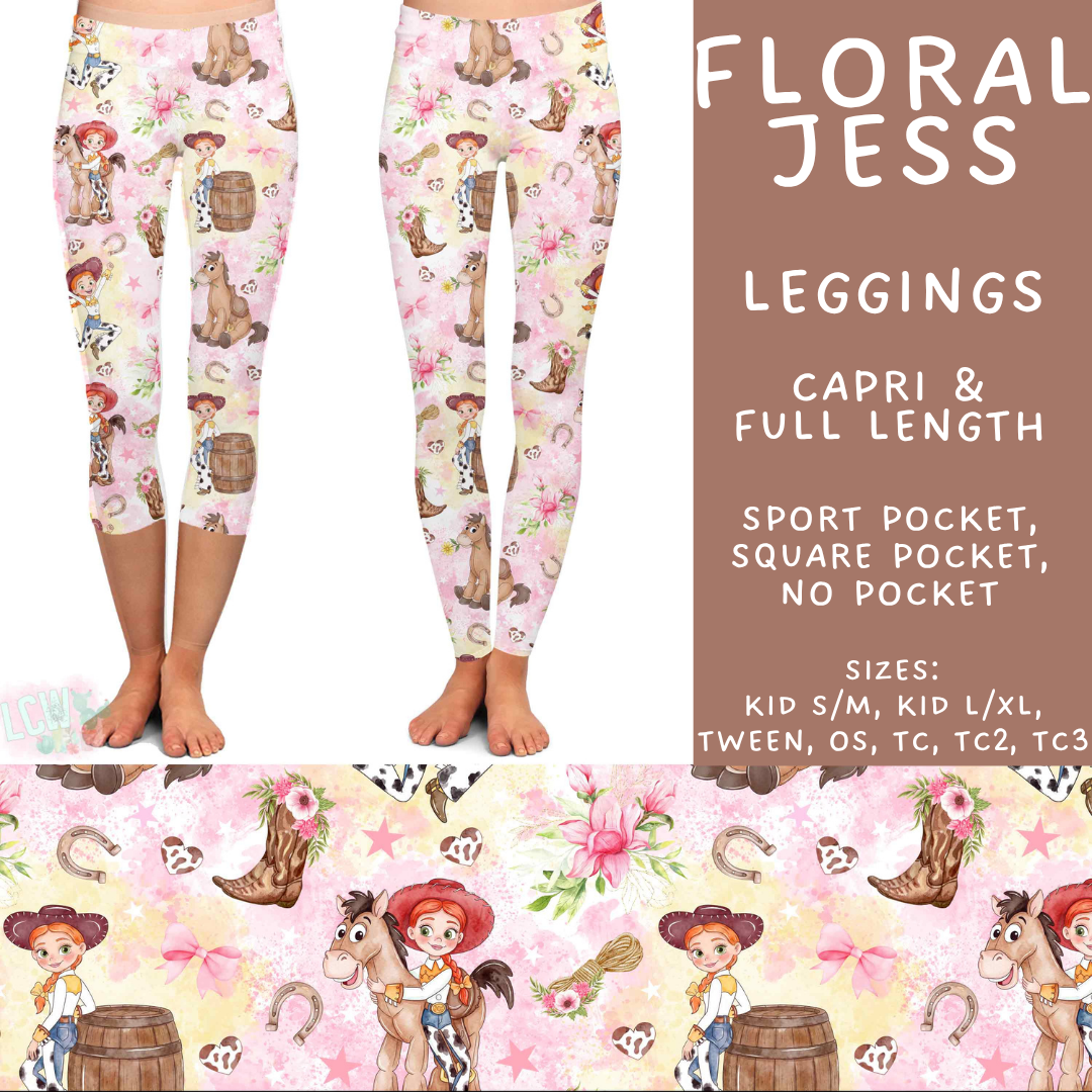 Batch #585 - Magical Faves 24 - Closes 9/14 - ETA mid Nov - Floral Jess Full and Capri Length Leggings