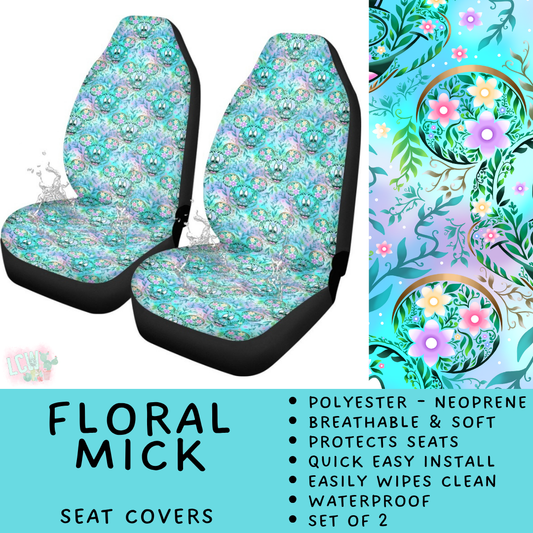 Batch #554 - Car Accessories 3 - Closes 7/10 - ETA early/mid Sept - Floral Mick Vehicle Seat Covers