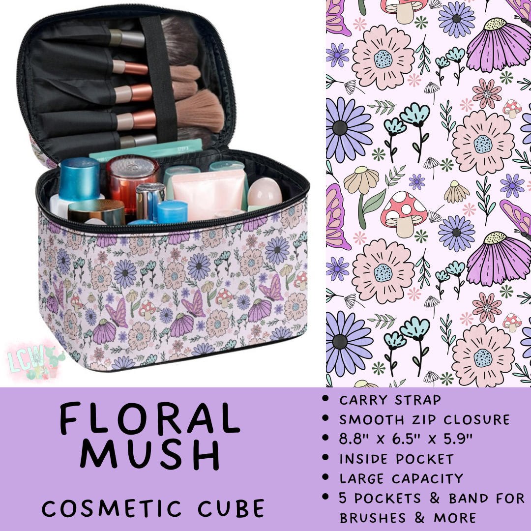 Batch #559 - Cosmetic Cube Collection - Closes 7/22- ETA late Sept - Floral Mush Cosmetic Cube