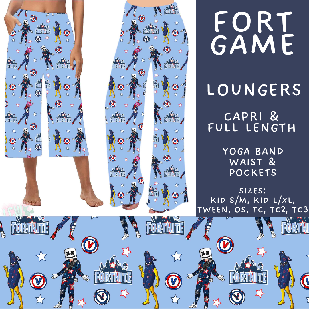 Batch #592 -  Fun Run 27 - Closes 9/30 - ETA late Nov - Fort Game Capri and Full Length Loungers