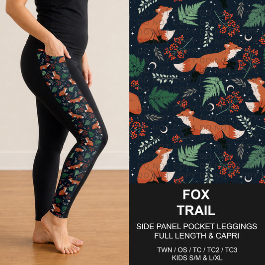 B318 - Preorder Fox Trail Side Panel Pocket Leggings (Closes 10/25. ETA: late Dec.)