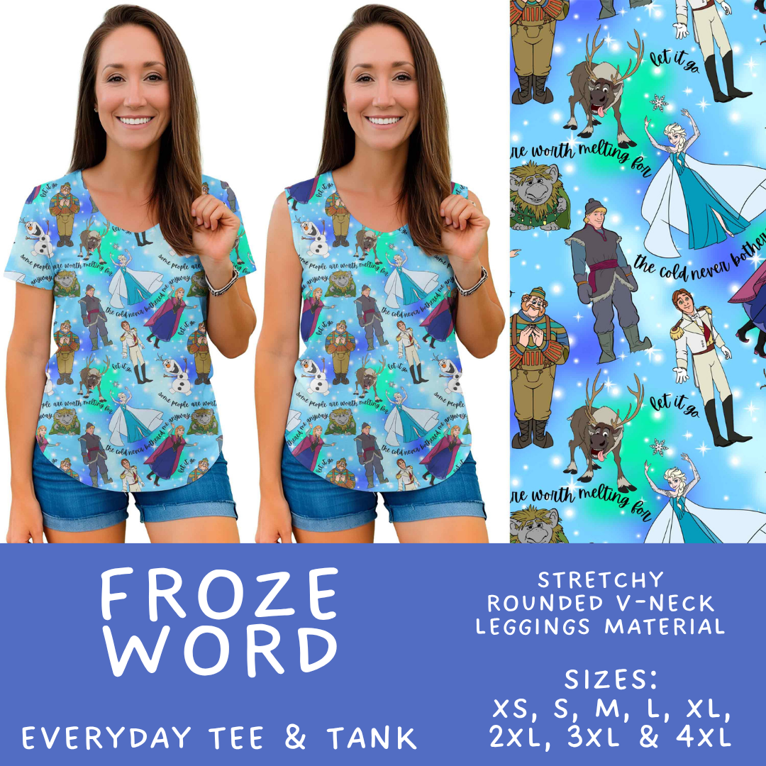 Batch #608 - Magic in Words - Closes 11/4 - ETA early Jan - Froze Word Everyday Tank & Tee