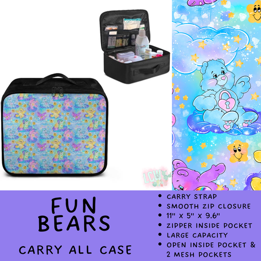 Batch #573 - Carry All Case - Closes 8/21 - ETA late October - Fun Bears Carry All Case