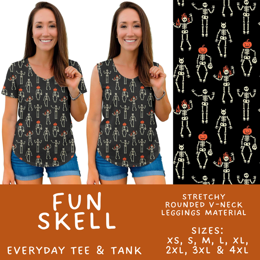 Batch #574 - HalloThanksMas - Closes 8/24 - ETA mid/late October - Fun Skell Everyday Tank & Tee