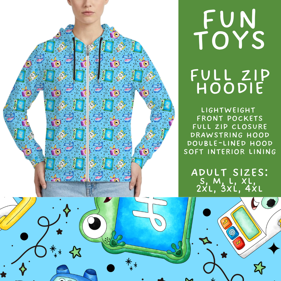 Batch #572 - Magical Faves 23 - Closes 8/19 - ETA mid October - Fun Toys Full Zip Hoodie