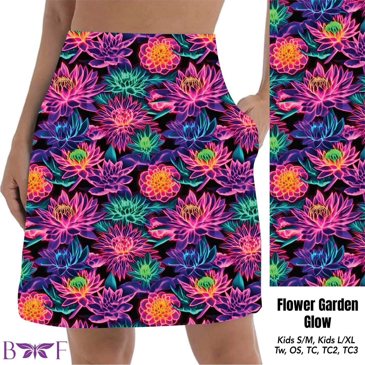 Flower Garden Glow Skort