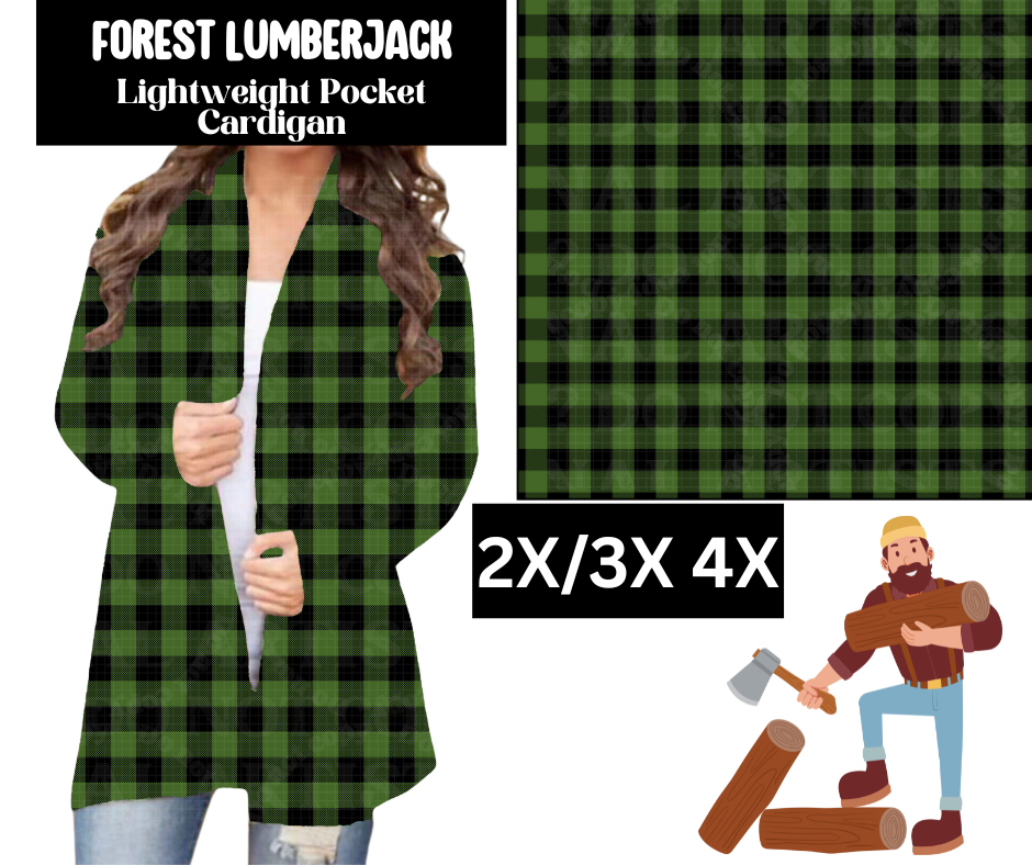 Forest Lumberjack Pocket Cardigan