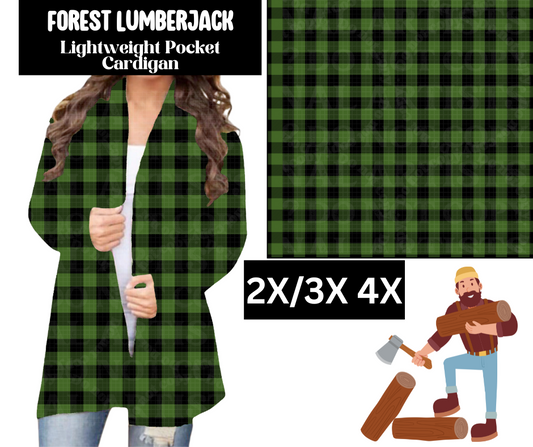 Forest Lumberjack Pocket Cardigan